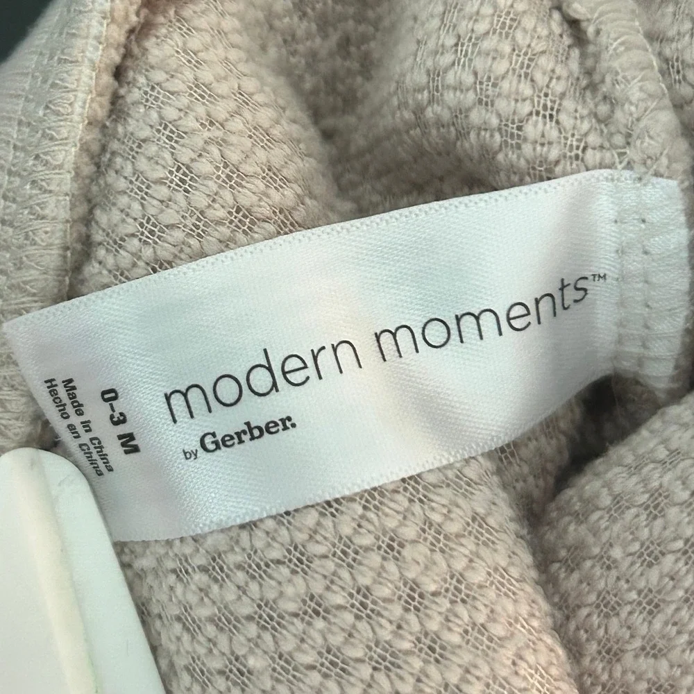 Modern Moments by Gerber Baby 0-3M Sherpa Fleece Jacket and Pants Set (0014)